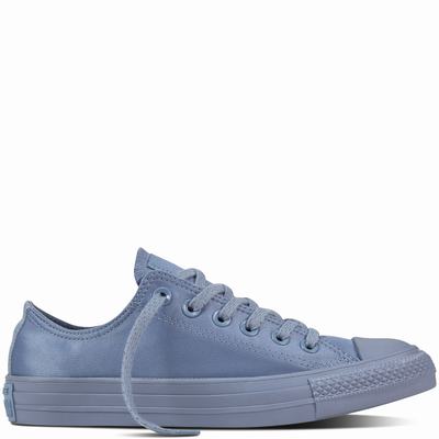 Converse Chuck Taylor All Star Brushed Shield Low Tops Mens - Blue/Blue Shoes (810YREBG)